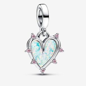 Pandora Friendship Opalescent Double Dangle Charm
